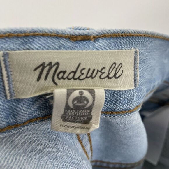 MADEWELL Wide Leg Crop Jeans Women 23 Perfect Vintage High Rise Cotton NQ158 - Picture 13 of 16